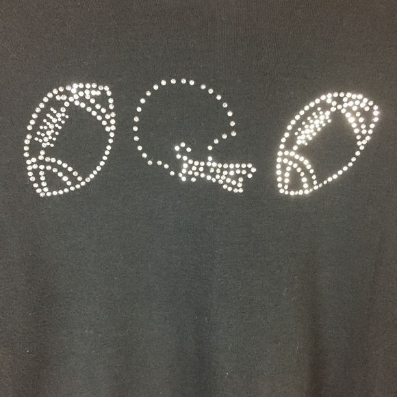 Allison Lane LS with Cute Football Embellishments - Picture 3 of 5